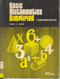 Image of Basic Mathematics Simplified Fundementals