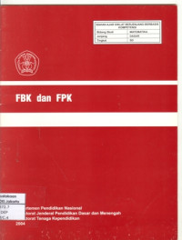 Image of FBK dan FPK (Bahan Ajar SD)