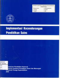 Image of Implementasi Kecenderungan Pendidikan Sains (Bahan Ajar SMP)