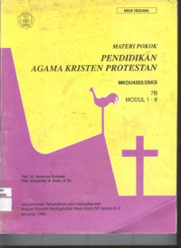 Image of Pendidikan Agama Kristen Protestan