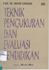 Image of Teknik Pengukuran dan Evaluasi Pendidikan