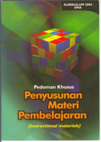 Image of Pedoman Khusus Penyusunan Materi Pembelajaran
