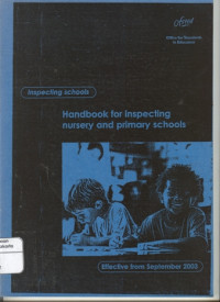 Image of Handbook For Inspecting Nursery and Primary Schools