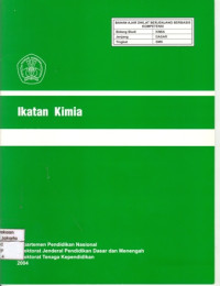 Image of Ikatan Kimia (Bahan Ajar Tingkat SMK)