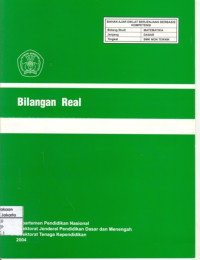 Image of Bilangan Real (Bahan Ajar Tingkat SMK)
