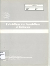 Image of Kolonialisme  dan Imperialisme di Indonesia (Bahan Ajar SMA)