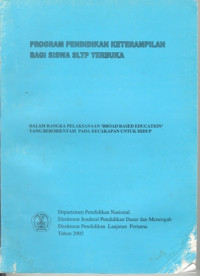 Image of Program Pendidikan Keterampilan Bagi Siswa SLTP Terbuka