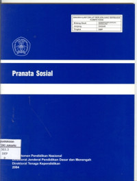 Image of Pranata Sosial (Bahan Ajar SMP)