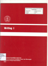 Image of Writing I (Bahan Ajar SD)