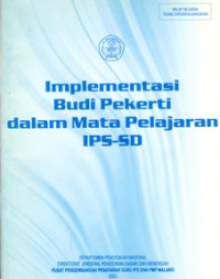 Image of Implementasi Budi Pekerti dalam Mata Pelajaran IPS-SD