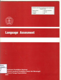 Image of Language Assesment (Bahan Ajar SD)