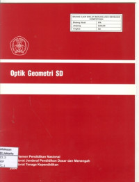 Image of Optik Geometri (Bahan Ajar SD)