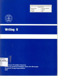 Image of Writing II (Bahan Ajar SMP)